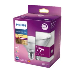 Philips LED-Reflektor PAR30S E27 9,5W, Warmweiß, Dimmbar -Modegeschäft Für Heimbeleuchtung 10003458 3