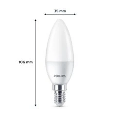 Philips LED-Kerze E14 4,9W 470m 2.700K Matt 6er 9 Philips LED-Kerze E14 4,9W 470m 2.700K Matt 6er -Modegeschäft Für Heimbeleuchtung 10004539 2