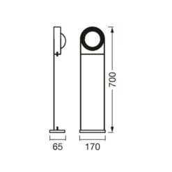 LEDVANCE SMART+ WiFi Swing Round LED-Wegeleuchte -Modegeschäft Für Heimbeleuchtung 10004697 5