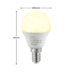 Lindby LED-Lampe E14 G45 4,5W 3.000K Opal 10er-Set -Modegeschäft Für Heimbeleuchtung 10011438 3