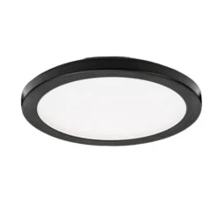 LED-Lampe GX53 8W CCT 2.700/4.000K Ø14,5cm Schwarz