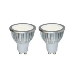 Hochvolt LED-Reflektor GU10 5W 830 85° 2er-Set