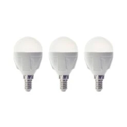 LED-Tropfenlampe E14 4,9W 830 470 Lumen 3er-Set