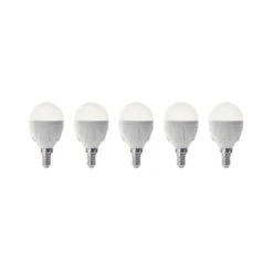 LED-Tropfenlampe E14 4,9W 830 470 Lumen 5er-Set