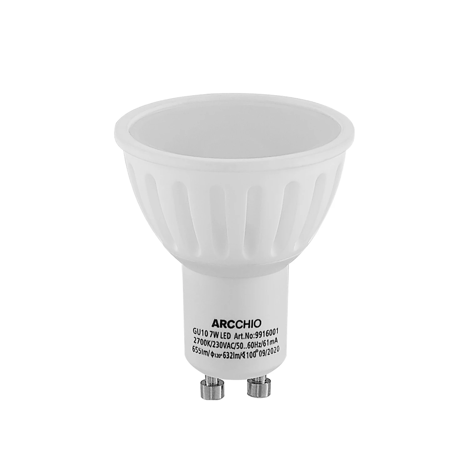 Arcchio LED-Reflektor GU10 100° 7W 2.700K 3er-Set 3 Arcchio LED-Reflektor GU10 100° 7W 2.700K 3er-Set – Bild 3