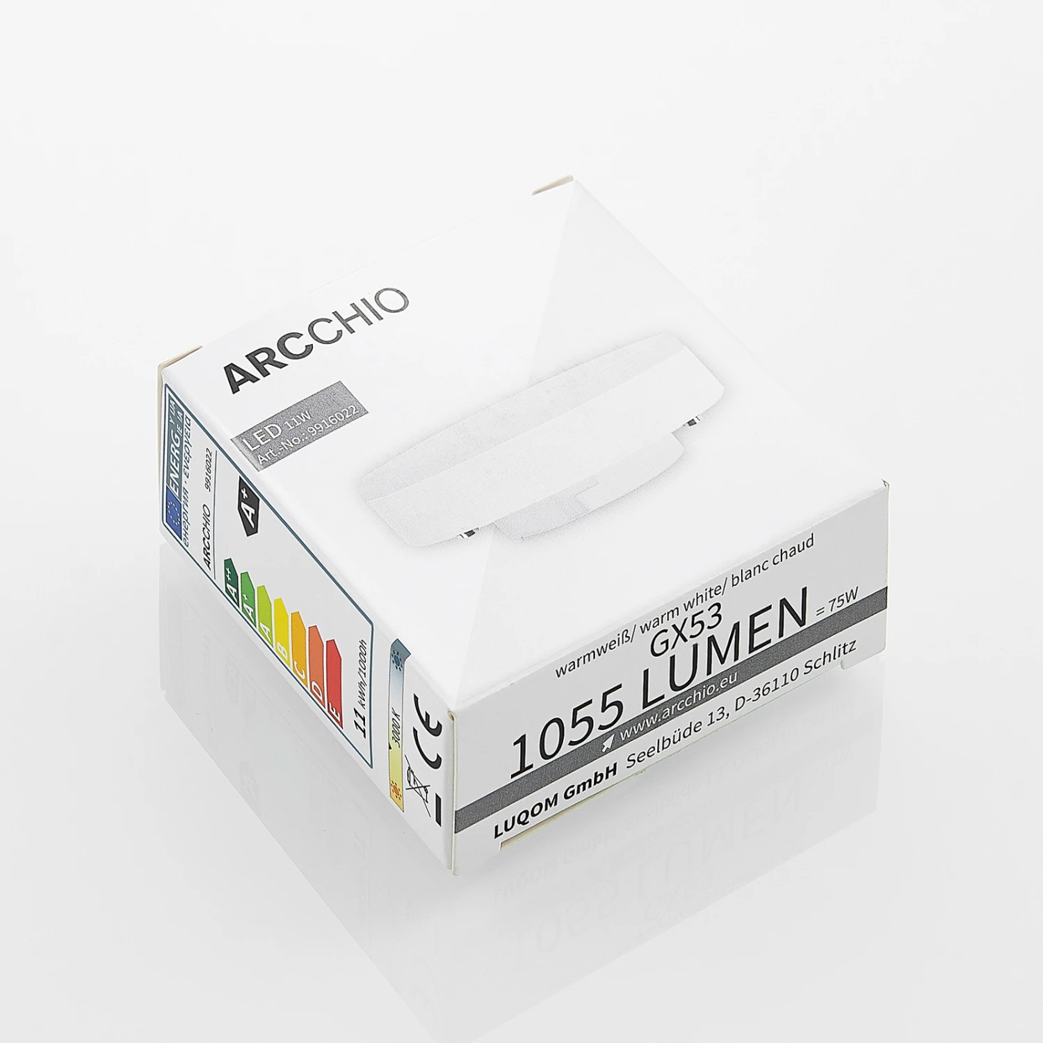 Arcchio LED-Lampe GX53 10W 3.000K 3er-Set 9 Arcchio LED-Lampe GX53 10W 3.000K 3er-Set – Bild 9