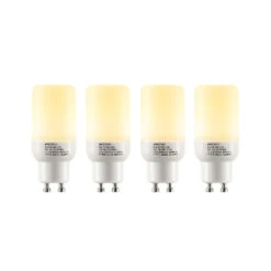 Arcchio LED-Röhrenlampe GU10 3W 3.000K 4er-Set