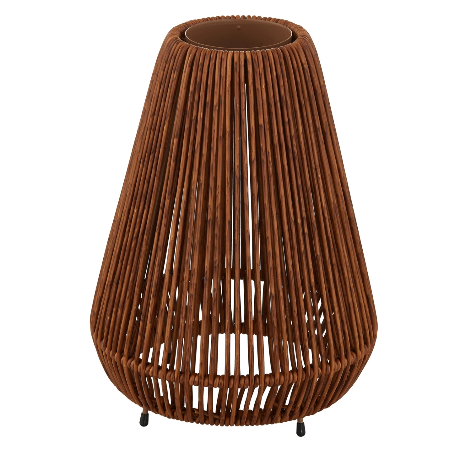 Lindby Amaria LED-Solar-Leuchte Rattan Dunkel 7 Lindby Amaria LED-Solar-Leuchte Rattan Dunkel – Bild 7