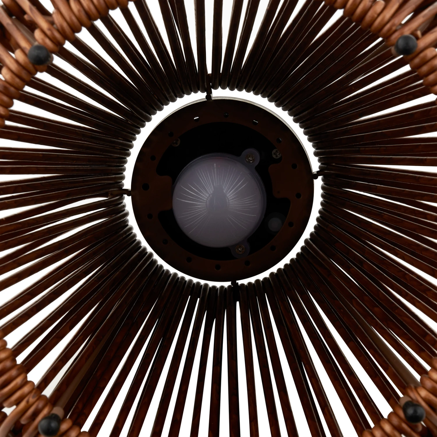 Lindby Amaria LED-Solar-Leuchte Rattan Dunkel 8 Lindby Amaria LED-Solar-Leuchte Rattan Dunkel – Bild 8