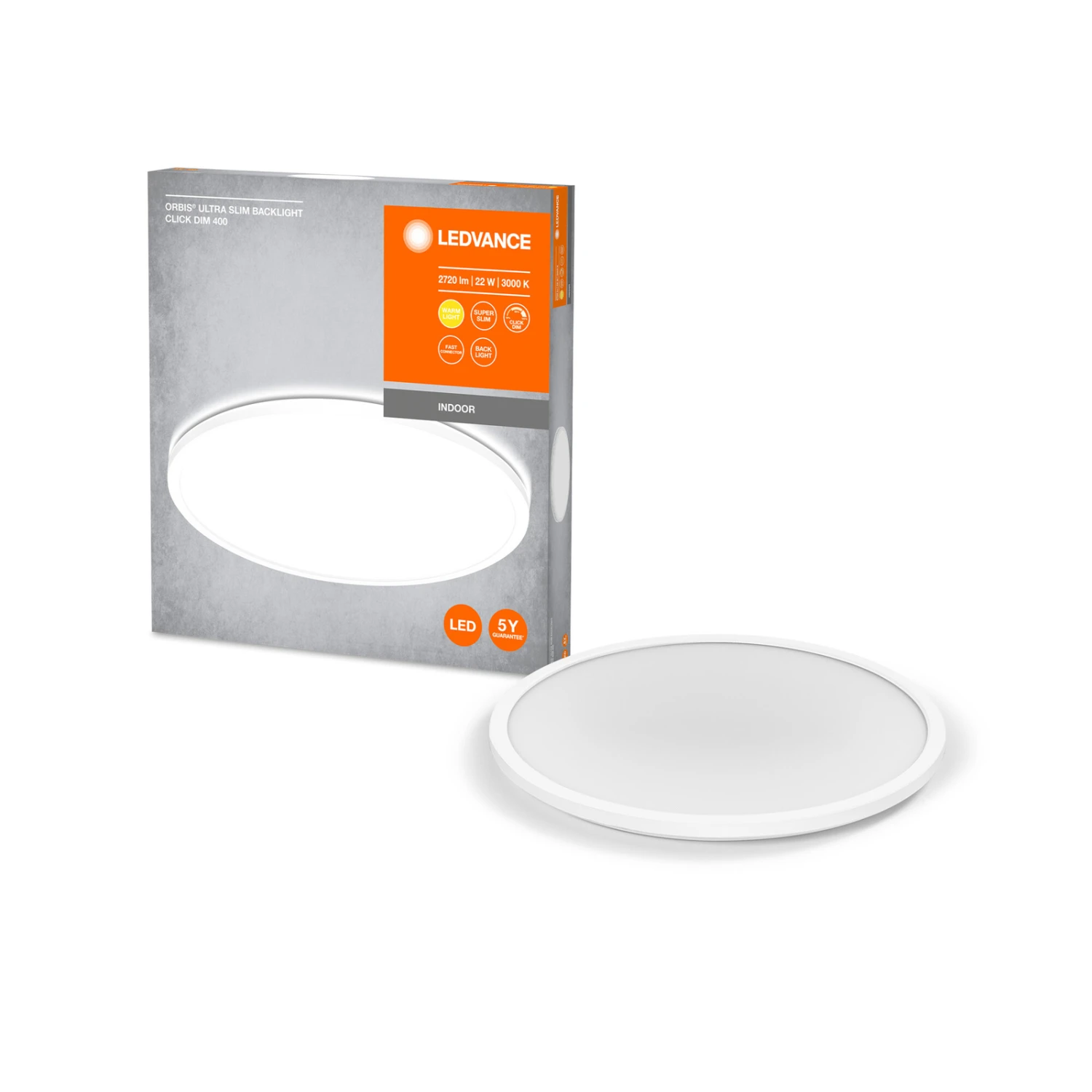 LEDVANCE Orbis Ultra Slim, Weiß, Ø 40 Cm 3 LEDVANCE Orbis Ultra Slim, Weiß, Ø 40 Cm – Bild 3