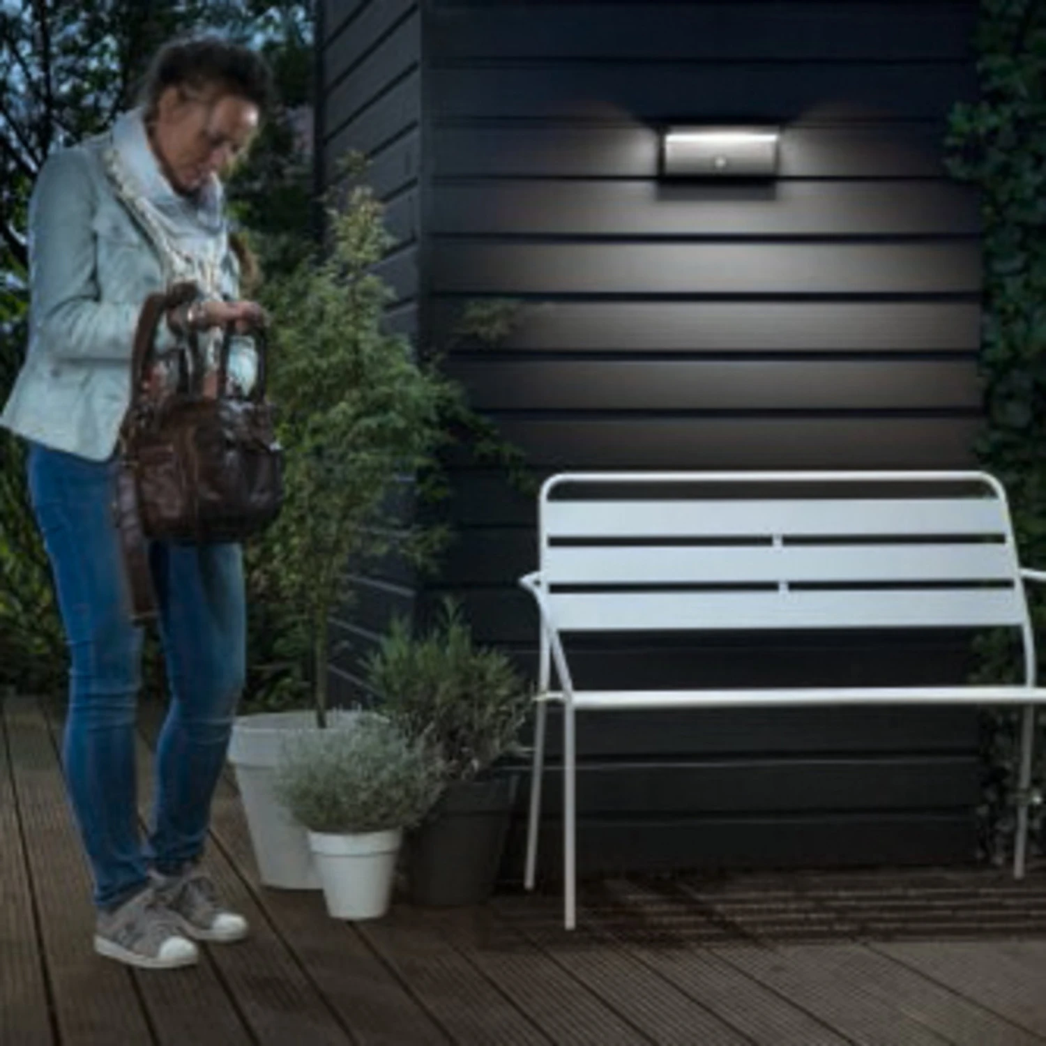 Philips MyGarden Bustan Wandleuchte Sensor 4.000K 2 Philips MyGarden Bustan Wandleuchte Sensor 4.000K – Bild 2