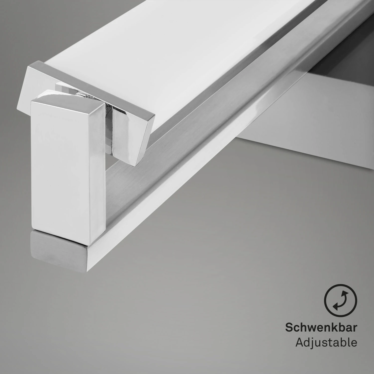 LED-Wandleuchte 3723, Schwenkbar, CCT, Dim, Nickel 6 LED-Wandleuchte 3723, Schwenkbar, CCT, Dim, Nickel – Bild 6