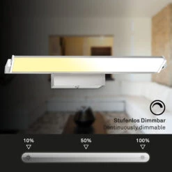 LED-Wandleuchte 3723, Schwenkbar, CCT, Dim, Nickel 14 LED-Wandleuchte 3723, Schwenkbar, CCT, Dim, Nickel -Modegeschäft Für Heimbeleuchtung 10013658 6