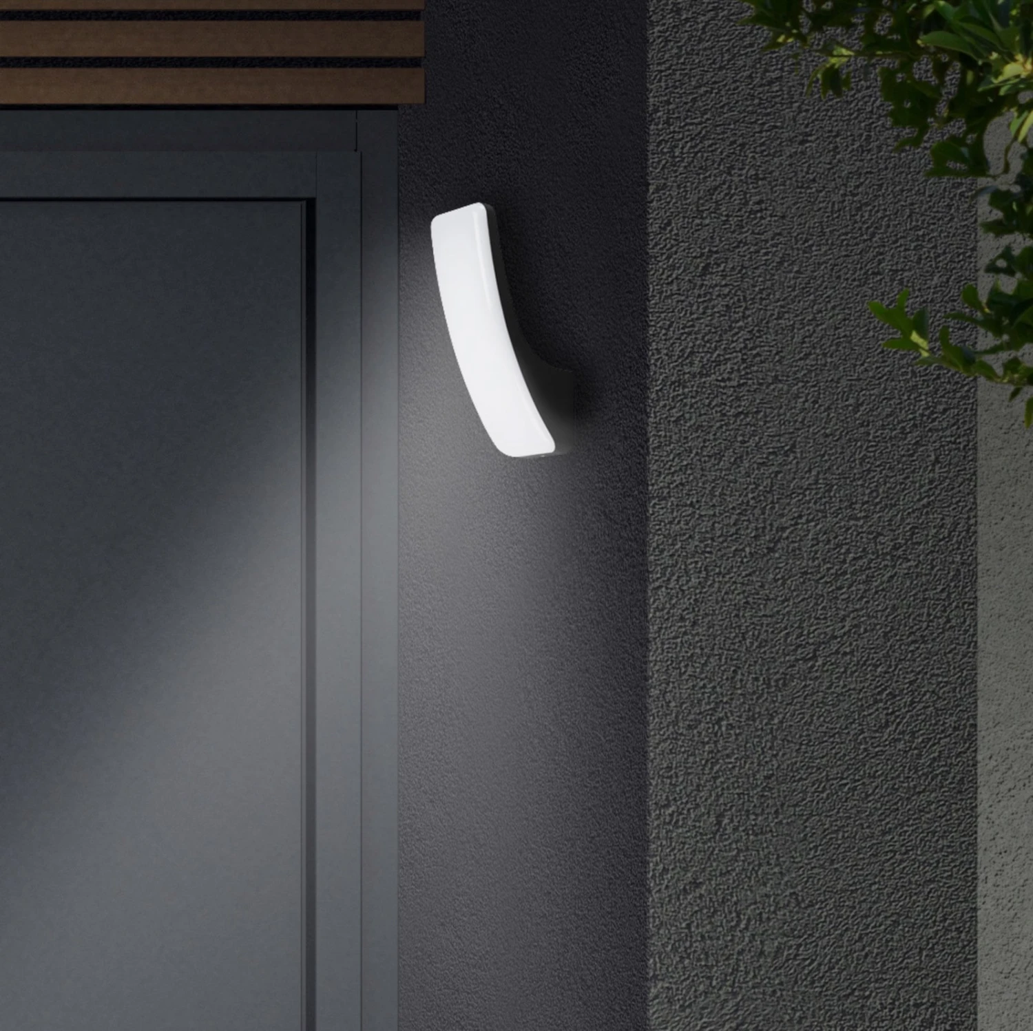 LED-Außenwandleuchte Gent 1.800lm 4.000K Schwarz 1 LED-Außenwandleuchte Gent 1.800lm 4.000K Schwarz