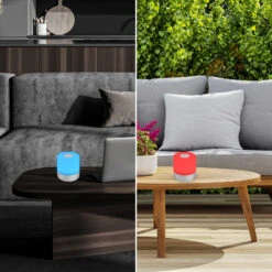 LED-Tischleuchte 74620 Mit Akku, RGBW, Chrom Matt -Modegeschäft Für Heimbeleuchtung 10015123 4