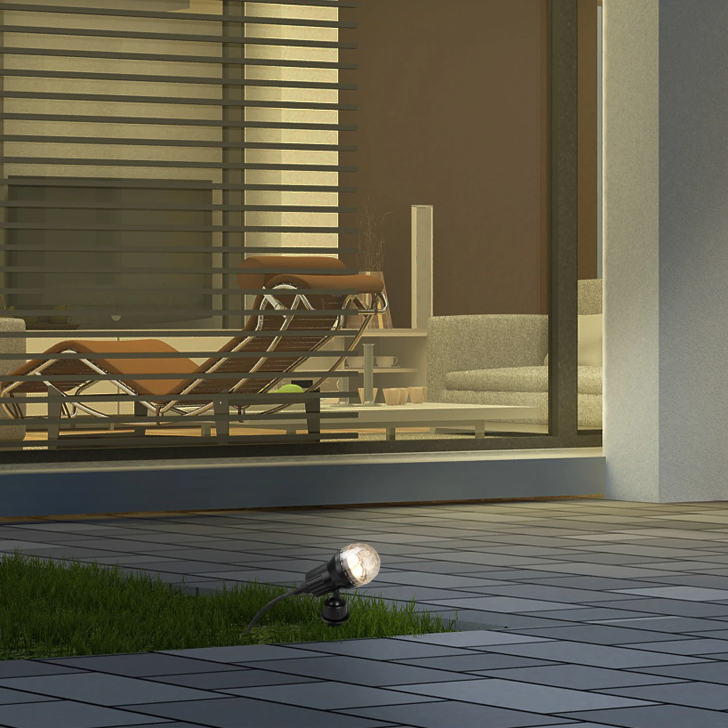 LED-Erdspießstrahler Terra Mit Perleffekt, IP44 2 LED-Erdspießstrahler Terra Mit Perleffekt, IP44 – Bild 2