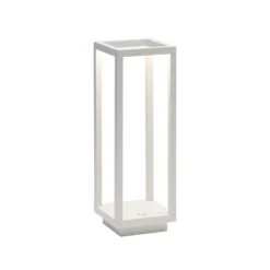 Zafferano Home LED-Akku-Laterne IP54 Weiß