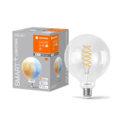 LEDVANCE SMART+ WiFi E27 8W LED G125 Klar 827-865 -Modegeschäft Für Heimbeleuchtung 10016802 2