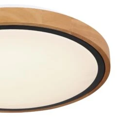 Globo LED-Deckenleuchte Bruno Mit Holzrahmen CCT Ø 30 Cm -Modegeschäft Für Heimbeleuchtung 10017786 4