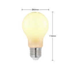 LED-Lampe E27 6W 2.700K Dimmbar Opal 2er-Set -Modegeschäft Für Heimbeleuchtung 10018308 2