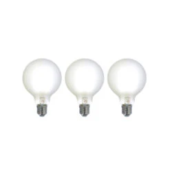 Prios LED-E27-Leuchtmittel G95 7W WLAN Matt 3er