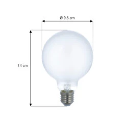 Prios LED-E27-Leuchtmittel G95 7W WLAN Matt 3er -Modegeschäft Für Heimbeleuchtung 10018328 4