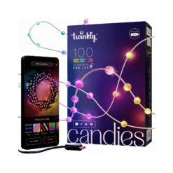Twinkly Candies Perlen Bluetooth WLAN RGB Klar 6m -Modegeschäft Für Heimbeleuchtung 10018776 8
