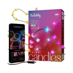 Twinkly Candies Sterne Bluetooth WLAN RGB Grün 12m -Modegeschäft Für Heimbeleuchtung 10018784 8