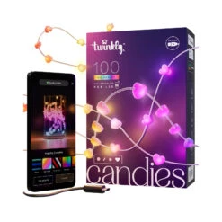 Twinkly Candies Herzen Bluetooth WLAN RGB Klar 6m -Modegeschäft Für Heimbeleuchtung 10018785 8