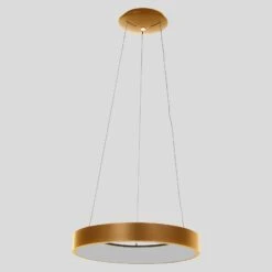 LED-Hängeleuchte Ringlede, Ø 48 Cm, Gold -Modegeschäft Für Heimbeleuchtung 10019336 2
