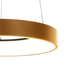 LED-Hängeleuchte Ringlede, Ø 48 Cm, Gold -Modegeschäft Für Heimbeleuchtung 10019336 3