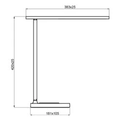 Aluminor Luna LED-Tischleuchte Mit USB -Modegeschäft Für Heimbeleuchtung 1065100 3