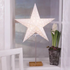 Dekoleuchte Combi Pack - Stern U. Schirm-Fuß Braun 9 Dekoleuchte Combi Pack - Stern U. Schirm-Fuß Braun -Modegeschäft Für Heimbeleuchtung 1522503 4