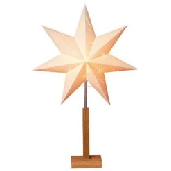 Karo - Stand-Dekoleuchte Mit Muster-Stern 70 Cm -Modegeschäft Für Heimbeleuchtung 1523397 2