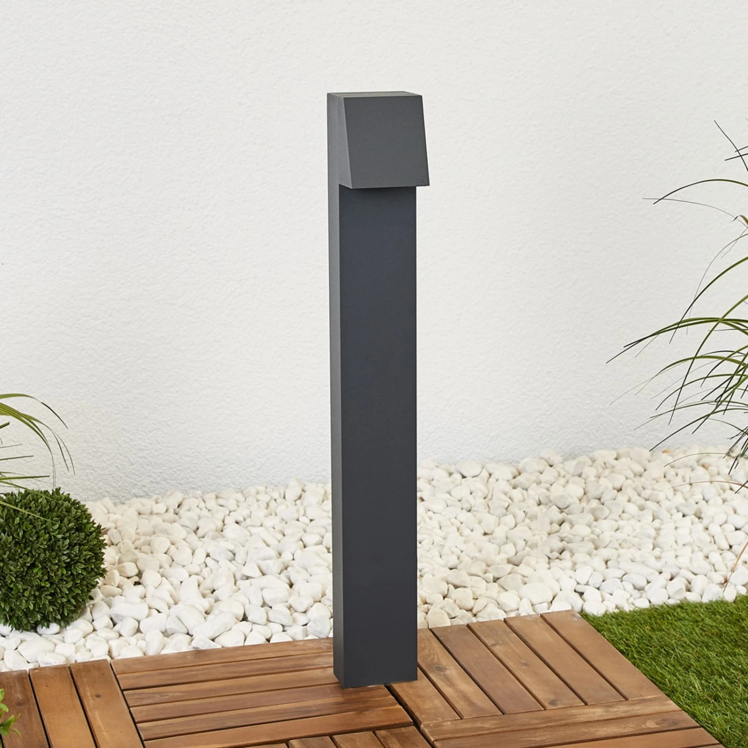 BEGA 77237K3 Wegelampe Eckig Grafit 3.000K Unten 2 BEGA 77237K3 Wegelampe Eckig Grafit 3.000K Unten – Bild 2