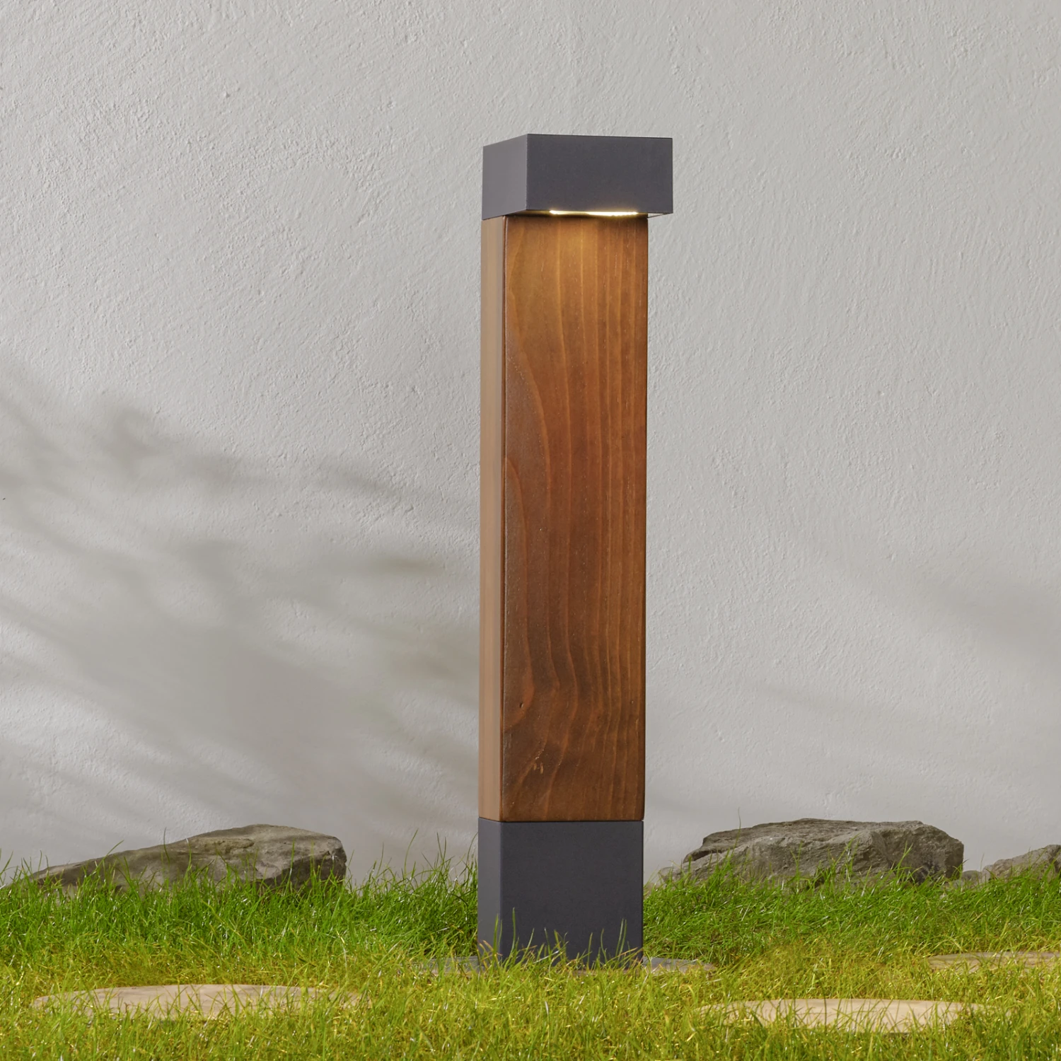 BEGA 84498 LED-Wegeleuchte, Grafit, Eckiger Kopf 1 BEGA 84498 LED-Wegeleuchte, Grafit, Eckiger Kopf