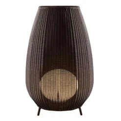 Bover Amphora 03 Terrassenleuchte, Rattan Brown
