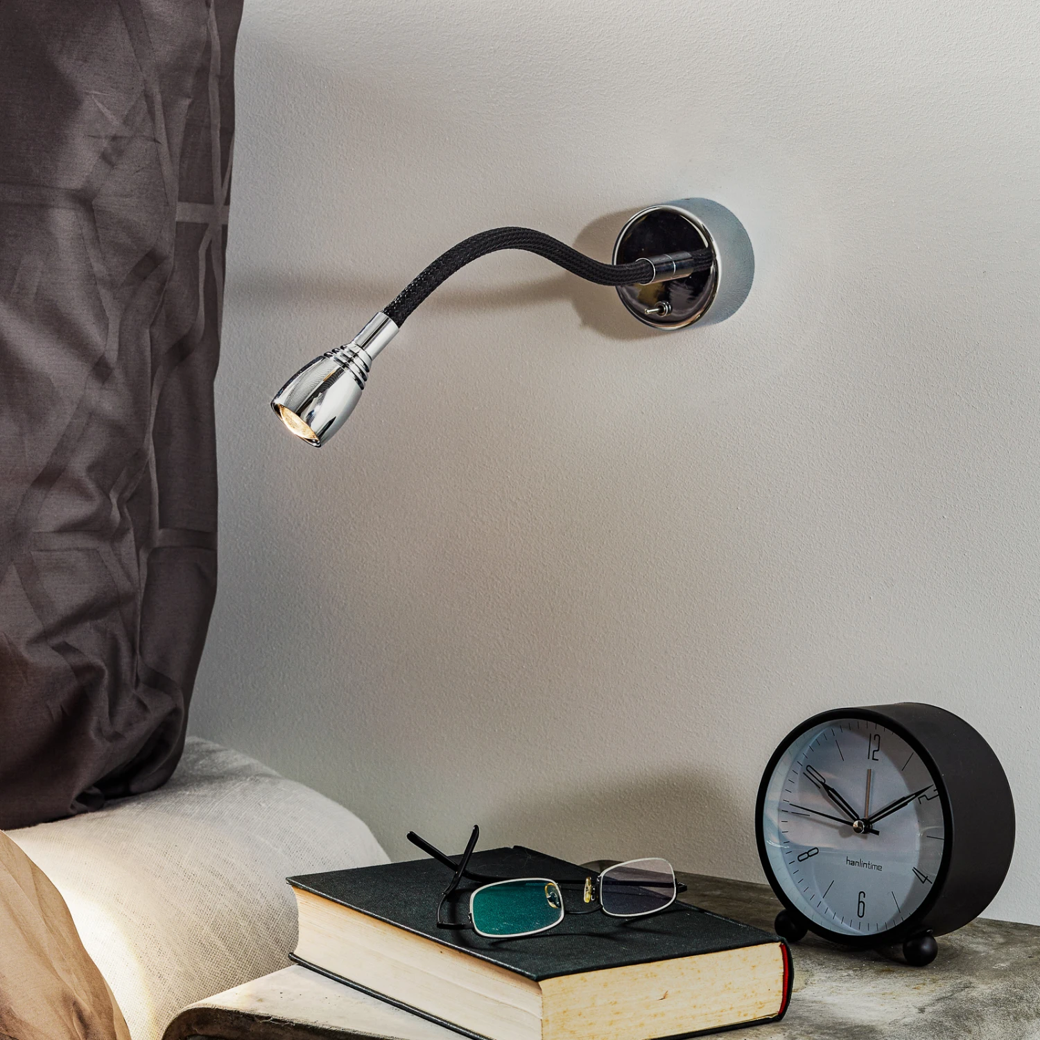 Baulmann 64.361 LED-Wandlampe Flexarm Schwarz 2 Baulmann 64.361 LED-Wandlampe Flexarm Schwarz – Bild 2