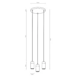 Envostar Plain Hängeleuchte, 3-flg., Rund -Modegeschäft Für Heimbeleuchtung 1573355 2