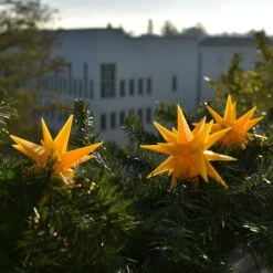 LED-Lichterkette Mit 9 Sternen F. Außen Gelb 5 LED-Lichterkette Mit 9 Sternen F. Außen Gelb -Modegeschäft Für Heimbeleuchtung 2506125 2
