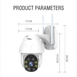 Denver IOC-221 WLAN-Außenkamera, Farb-Nachtsicht -Modegeschäft Für Heimbeleuchtung 2622026 6
