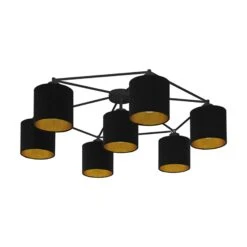 EGLO Deckenlampe Staiti Schwarz Mit Schirmen -Modegeschäft Für Heimbeleuchtung 3032297 2