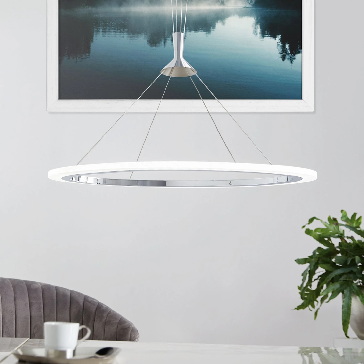 EGLO Connect Hornitos-C LED-Hängeleuchte, Rund 2 EGLO Connect Hornitos-C LED-Hängeleuchte, Rund – Bild 2