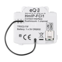 Homematic IP Kontakt-Schnittstelle Unterputz 1fach -Modegeschäft Für Heimbeleuchtung 3067027 2