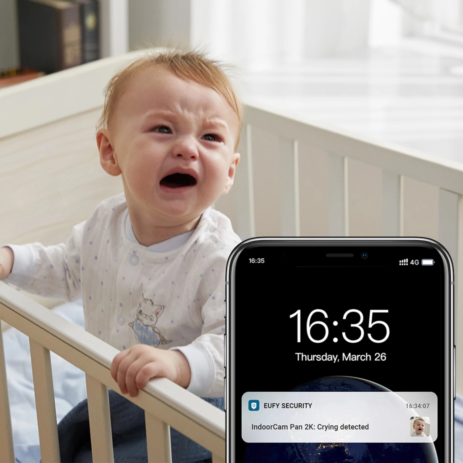 EUFY Security 2K Indoor Cam Schwenk-/Neigefunktion 6 EUFY Security 2K Indoor Cam Schwenk-/Neigefunktion – Bild 6