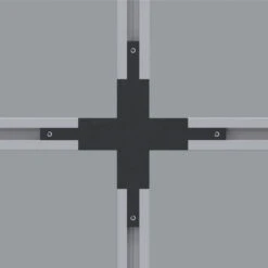 ERCO Kreuzverbinder Für Minirail-Schienen, Schwarz