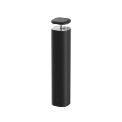 FLOS Pointbreak Bollard 2, 2.700K Schwarz 60cm