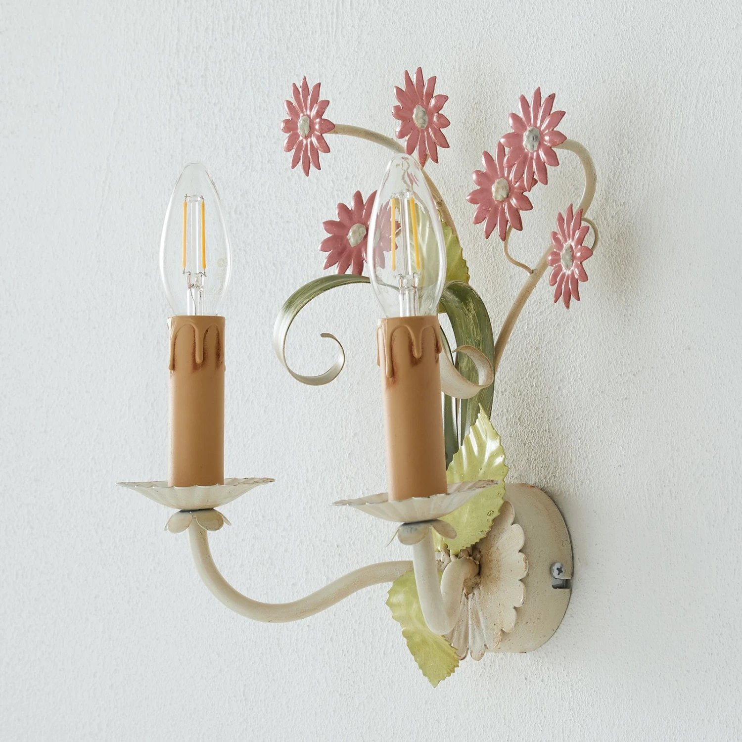 Florentiner Wandleuchte Toscana, 2-flammig 2 Florentiner Wandleuchte Toscana, 2-flammig – Bild 2