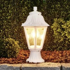 Weiße LED-Sockelleuchte Mikrolot Anna E27 -Modegeschäft Für Heimbeleuchtung 3538049 2