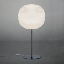 Foscarini Gem Tavolo Alta Tischleuchte, Grafit